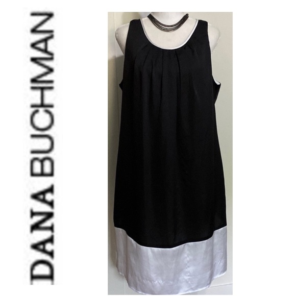 Dana Buchman Dresses & Skirts - 10/$10 Dana Buchman Black & White Lined Dress. EUC Size Large